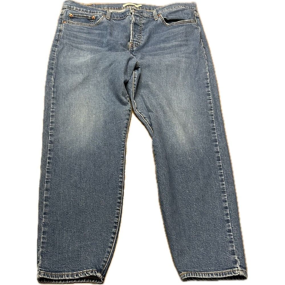 Levis Jeans Womens Plus 18 Wedgie Skinny Leg Medium Wash Button‎ Fly